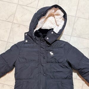 Abercrombie Kids Black Puffer Jacket